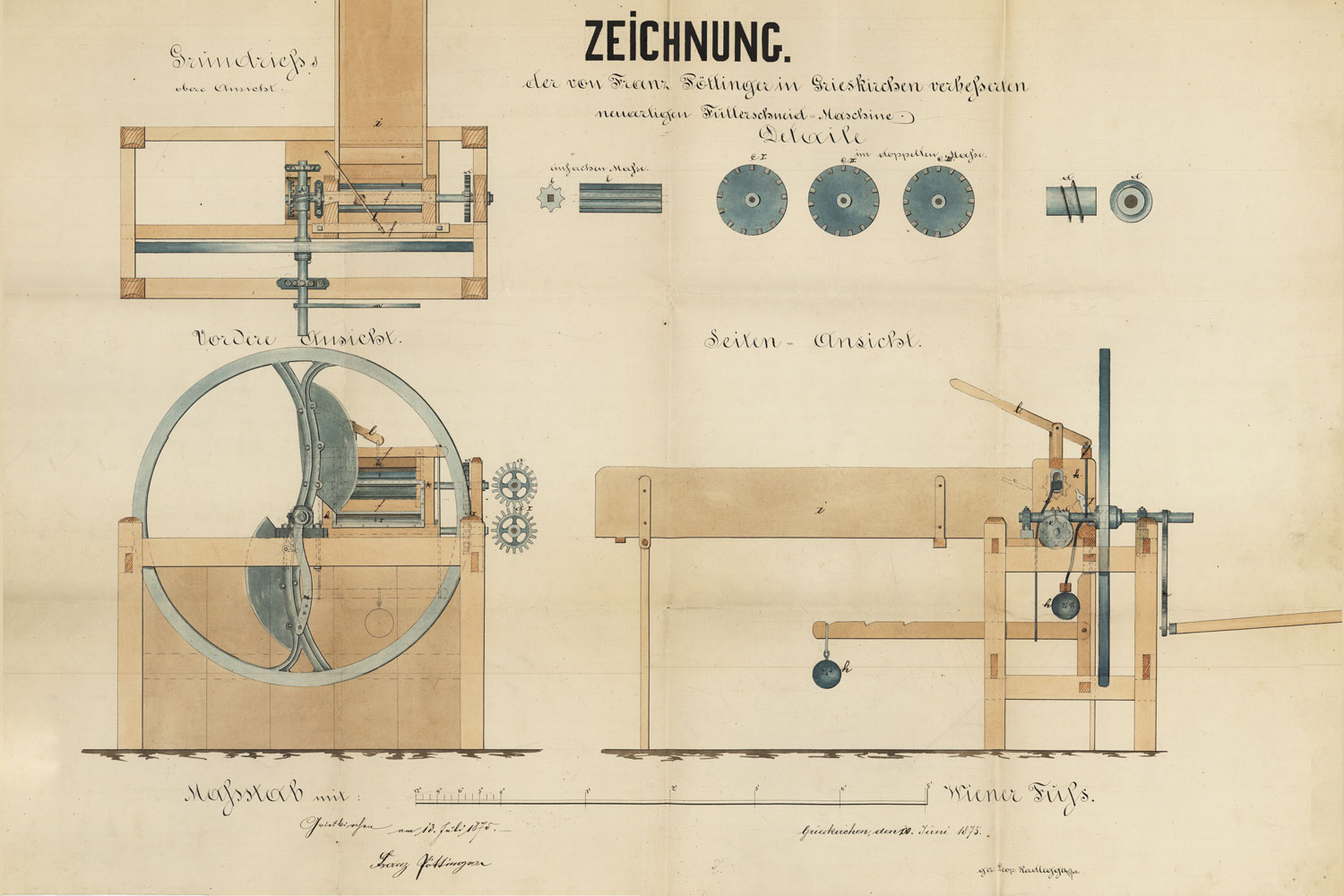 1875 Das erste Patent