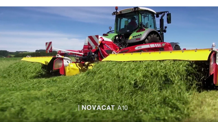 Новый видеоролик - инновационная комбинация косилок NOVACAT A10