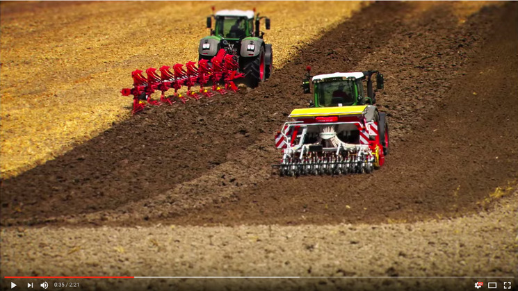 Video - program strojů pro zpracování půdy a setí