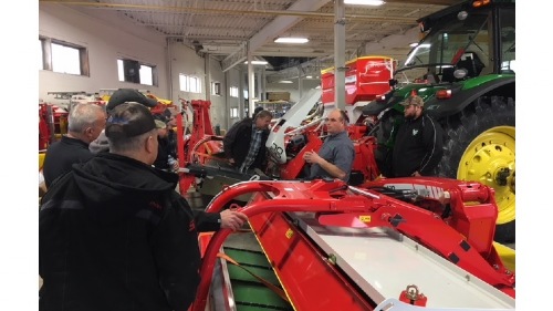 First Service Training at Poettinger Canada's new location