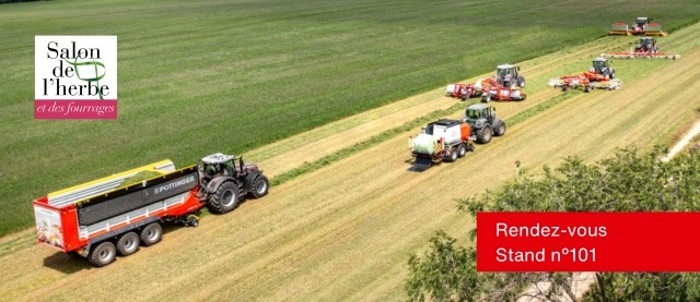 Soyez les invités de PÖTTINGER au Salon de l'herbe et des fourrages 2023