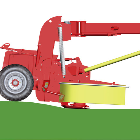 Freedom of vertical movement downwards