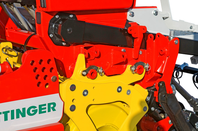 Mounted seed drill
