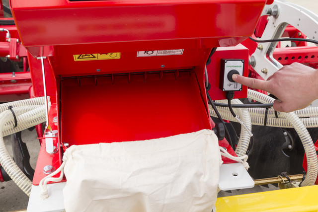 Calibration starts at the press of a button