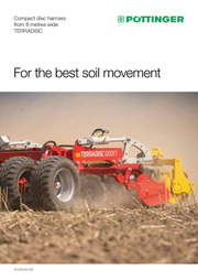 Compact disc harrows from 8 metres wide TERRADISC