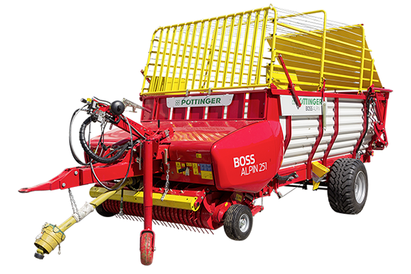 BOSS ALPIN  - Loader wagons with feeder combs