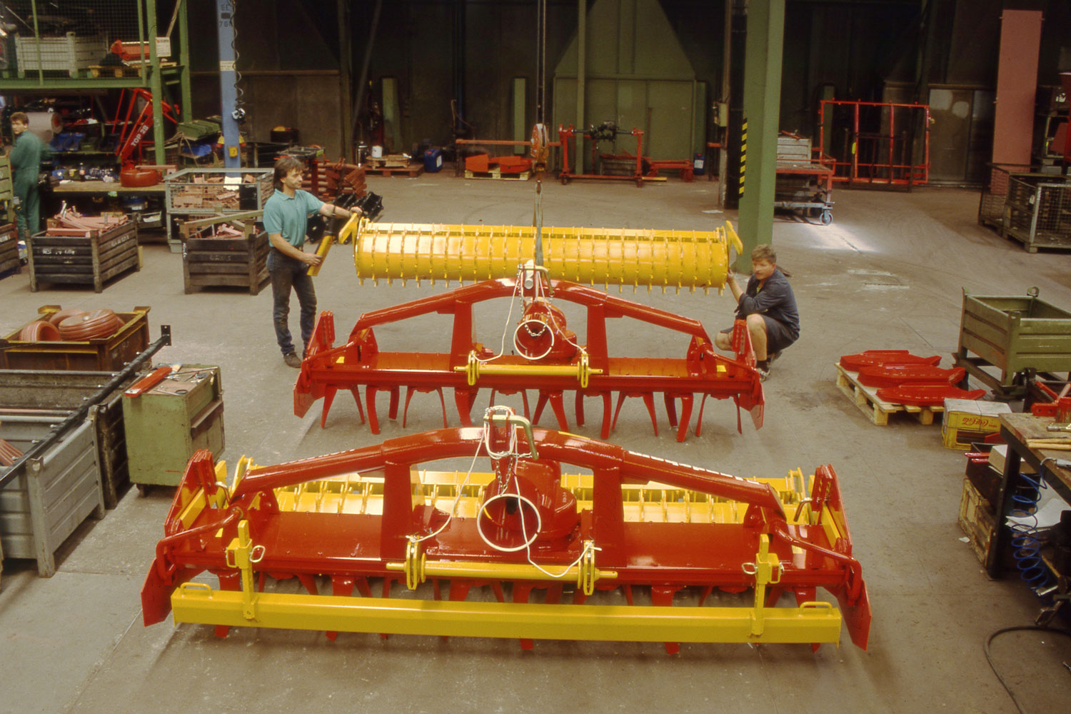 Another LION power harrow takes shape in Landsberg.