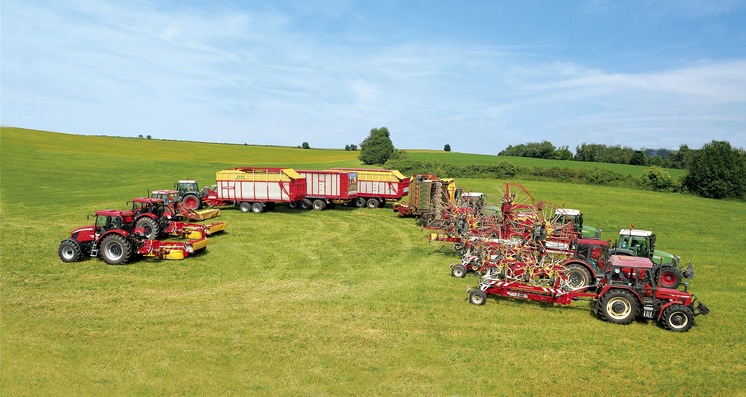 Impressive line up of machinery in the Czech Republic