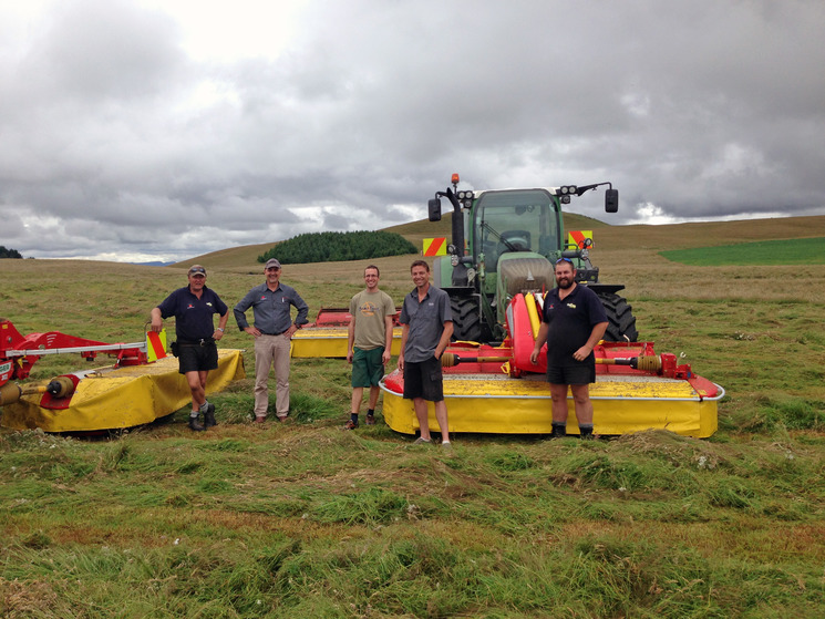 Successful mowing in New Zealand