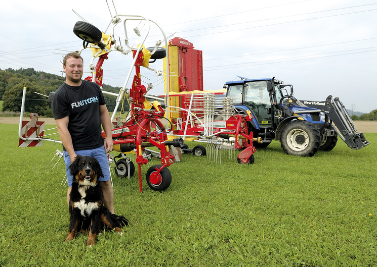 Linka na sklizeň pícnin na malé farmě