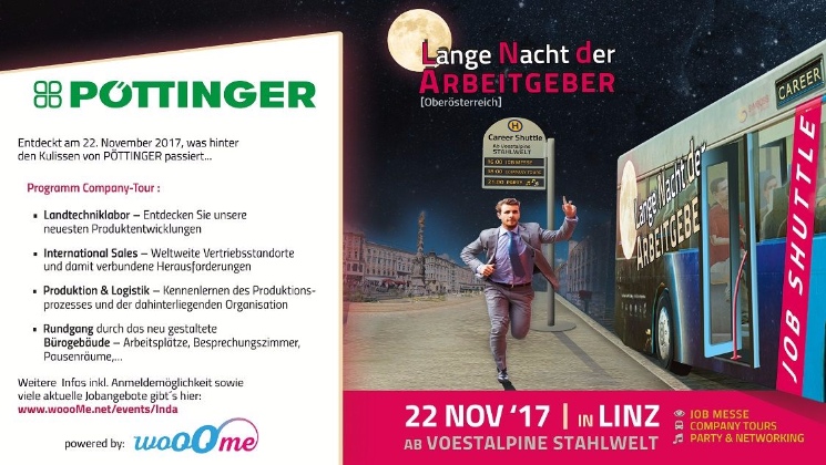 Lange Nacht der Arbeitgeber bei PÖTTINGER