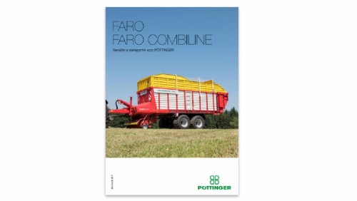 Prospekt - samosběrací vozy FARO pro traktory od 90 do 150 k