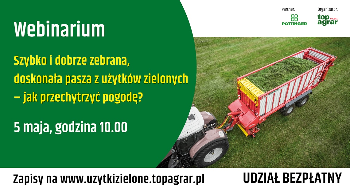 Szybko i dobrze zebrana, doskonała pasza z użytków zielonych - jak przechytrzyć pogodę?