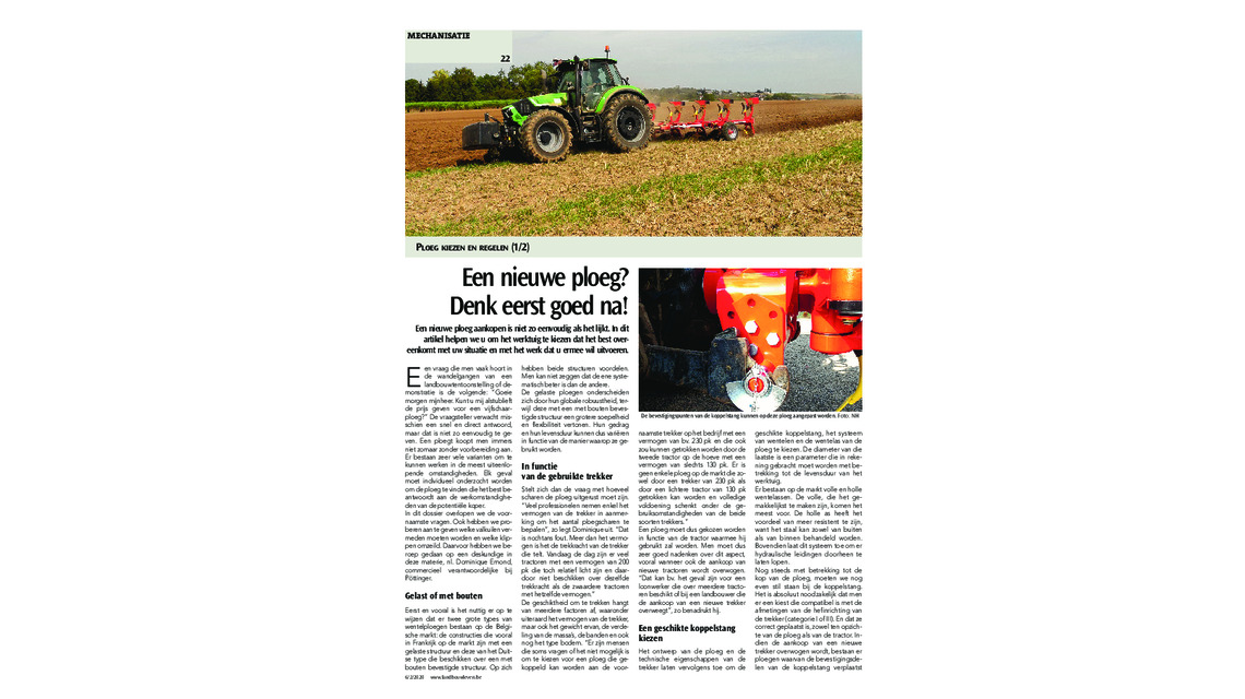 Hoe kies je een nieuwe ploeg? Hoe kies je een nieuwe ploeg?