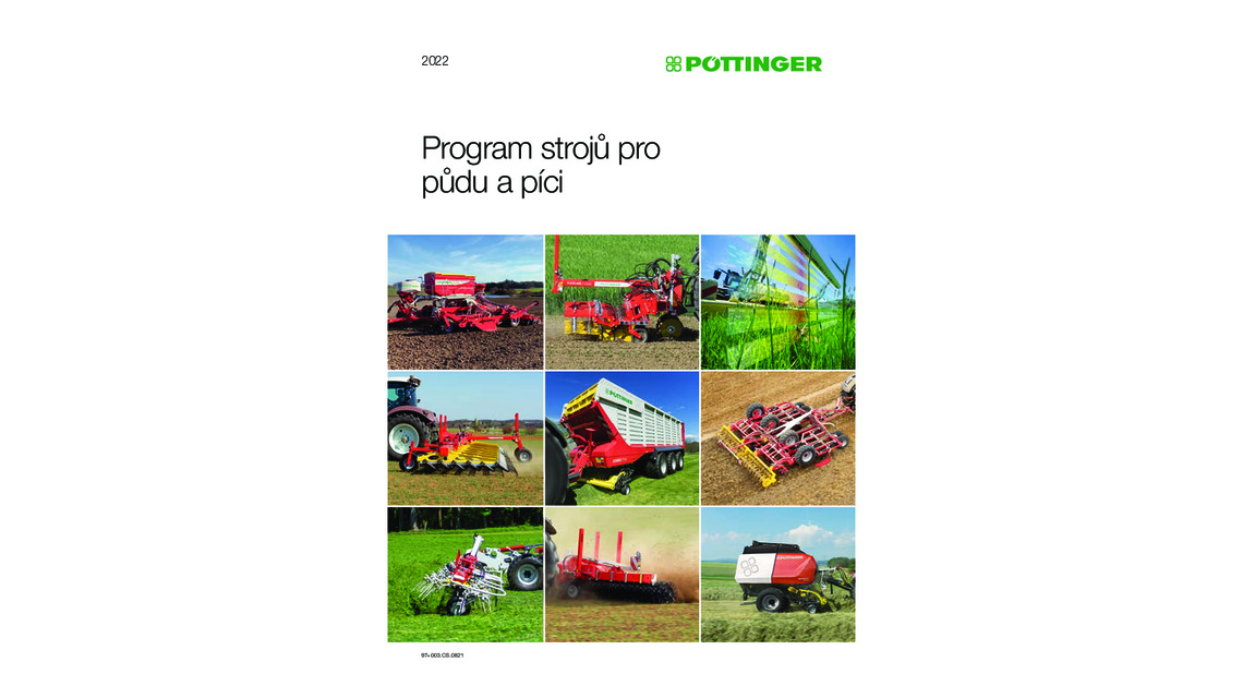 Program strojů pro půdu a píci pro rok 2022 Program strojů pro půdu a píci pro rok 2022