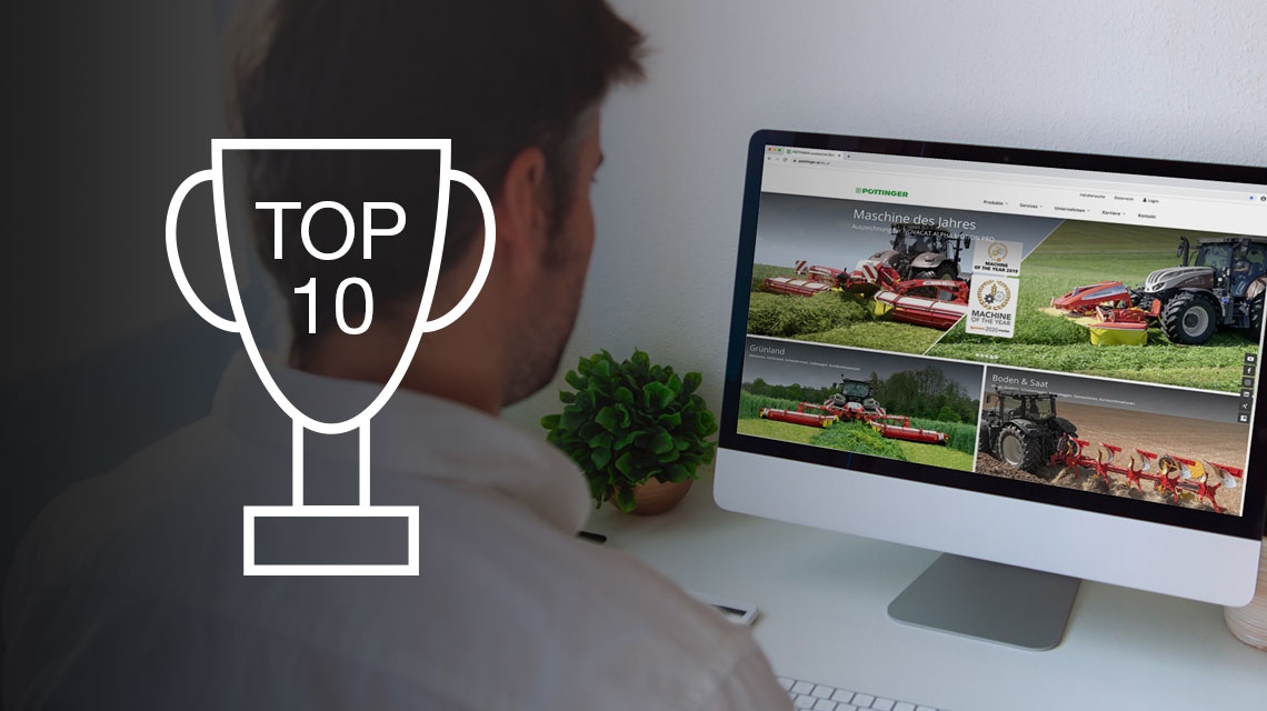 DLG Imagebarometer 2020: PÖTTINGER ist in den Top 10 DLG Imagebarometer 2020: PÖTTINGER ist in den Top 10