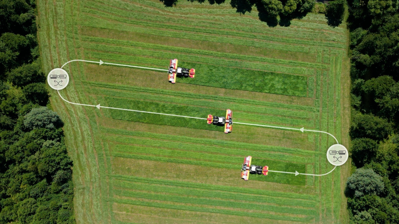 Geautomatiseerd zwad leggen maakt maaien in perken eenvoudiger dan ooit