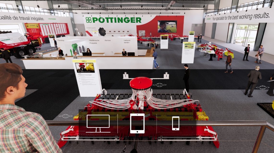 PÖTTINGER launches modern trade fair experience