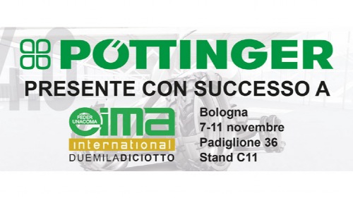 PÖTTINGER all'EIMA 2018