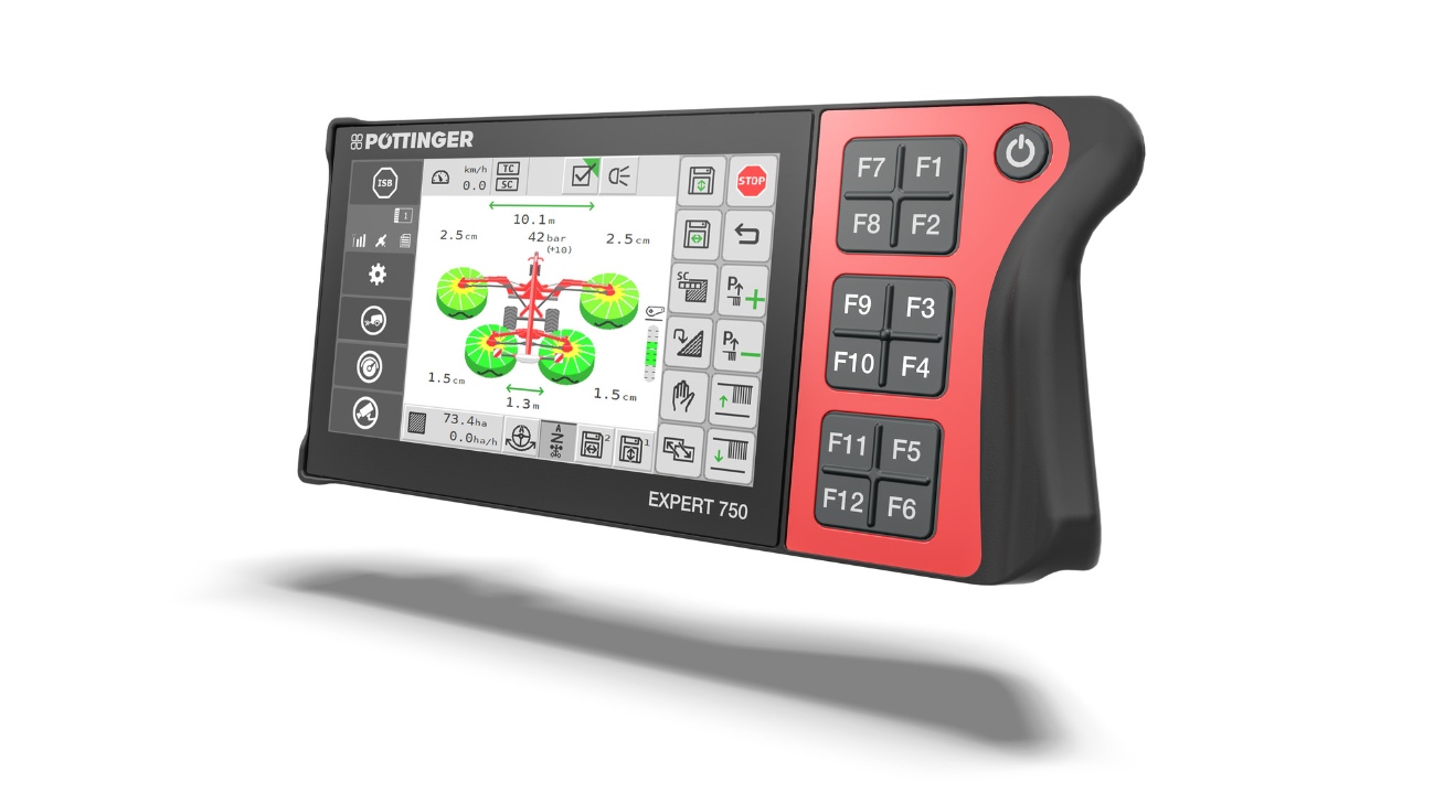 EXPERT 750: nieuwe ISOBUS-bedieningsterminal van Pöttinger