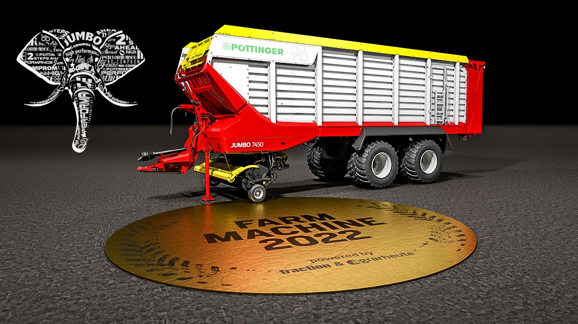 La JUMBO 7000 élue « FARM MACHINE 2022 »