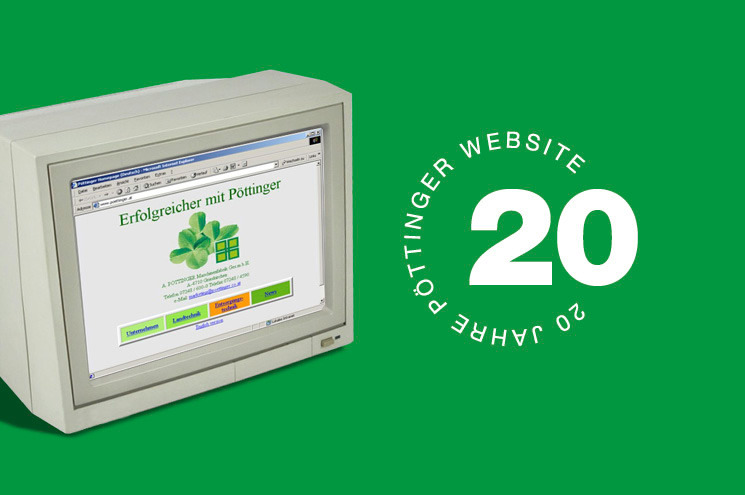 20 Jahre PÖTTINGER Website