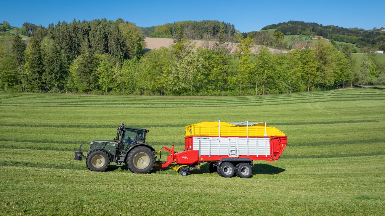 Nouveauté PÖTTINGER : remorque autochargeuse à rotor PROFI 5000