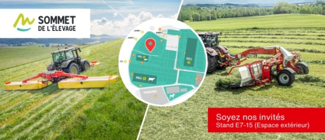 Soyez les invités de PÖTTINGER au Sommet de l'élevage 2024 et bénéficiez des offres exceptionnelles sur les semoirs