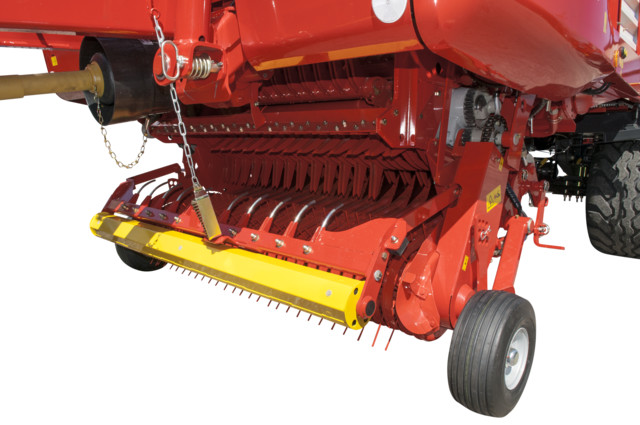 Wind guard with swath roller