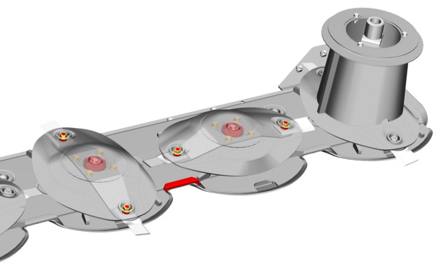 Cutter bar manufactured  from the best quality steel