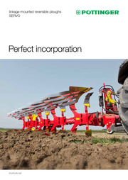 linkage-mounted reversible ploughs SERVO