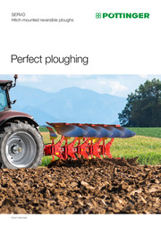 SERVO Hitch-mounted reversible ploughs
