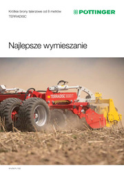 Krótkie brony talerzowe od 8 metrów TERRADISC