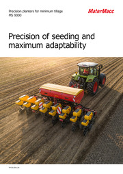 Precision planters for minimum tillage MS 9000