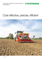 Pneumatic implement-mounted seed drills AEROSEM M