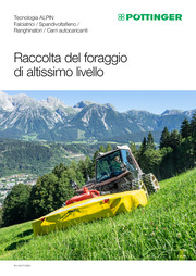 Tecnologia ALPIN Falciatrici / Spandivoltafieno / Ranghinatori / Carri autocaricanti