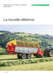 Remorques avec ameneurs à peignes BOSS 3000