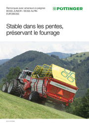 Remorques avec ameneurs à peignes BOSS JUNIOR / BOSS ALPIN EUROBOSS