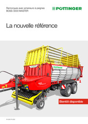 Remorques avec ameneurs à peignes BOSS 3000 MASTER