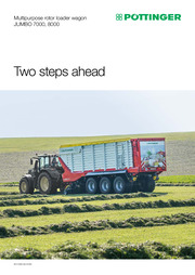 Multipurpose rotor loader wagon JUMBO 7000, 8000