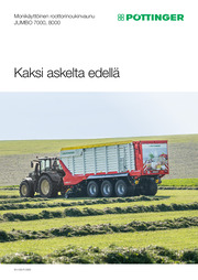Monikäyttöinen roottorinoukinvaunu JUMBO 7000, 8000
