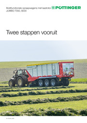 Multifunctionele opraapwagens met laadrotor JUMBO 7000, 8000