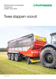 Multifunctionele opraapwagens met laadrotor JUMBO 7000, 8000