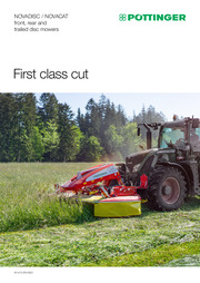 NOVADISC / NOVACAT front, rear and trailed disc mowers
