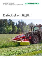 NOVADISC / NOVACAT etu-, taka- ja hinattavat lautasniittokoneet