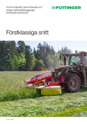 Frontmonterade, bakmonterade och dragna tallriksslåtteraggregat NOVADISC/NOVACAT