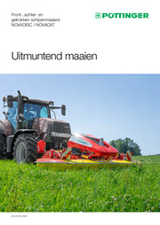 Front-, achter- en getrokken schijvenmaaiers NOVADISC / NOVACAT
