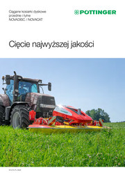 Ciągane kosiarki dyskowe przednie i tylne NOVADISC / NOVACAT