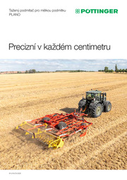 Tažený podmítač pro mělkou podmítku PLANO