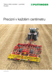 Tažený mělký kultivátor – podmítač PLANO